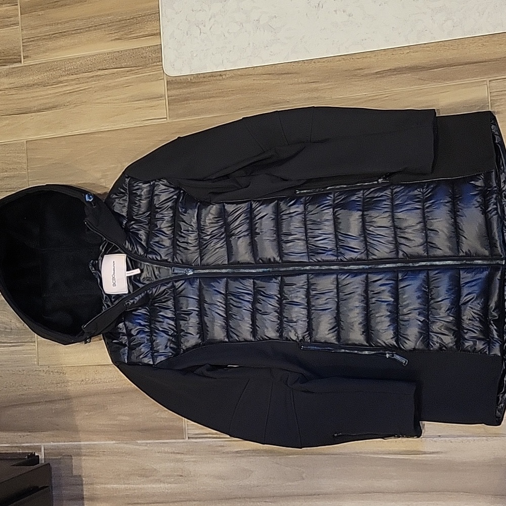 BCBGenerarion Black half Puffer Jacket
